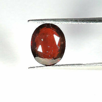 5.40cts Unheated Natural Red Garnet Axinite Oval Cut Gemstone C520