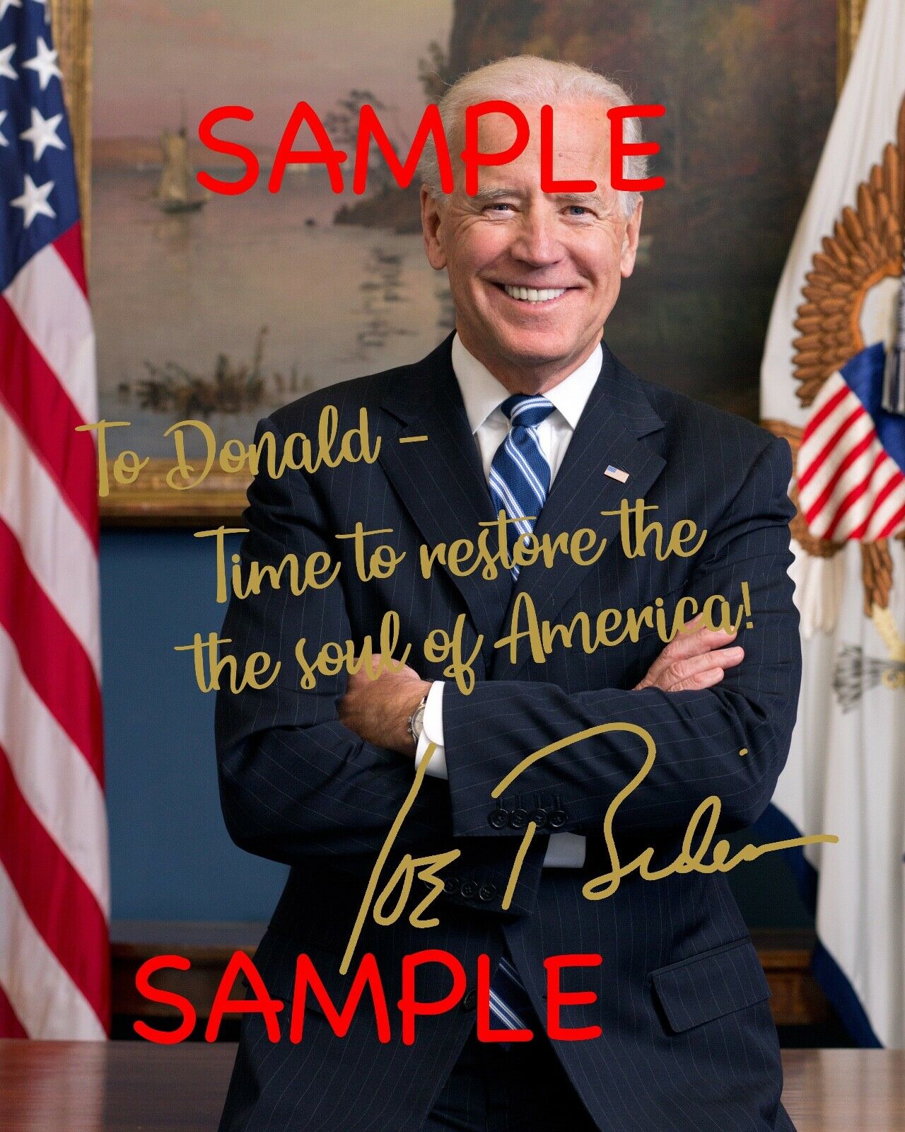 President Joe Biden Customized Photo - Free Shipping!