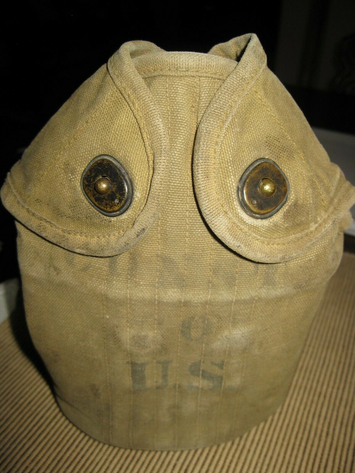 Ww1 1917 Us Military Canteen Cover Only By Progressive Over 100 Years Old!
