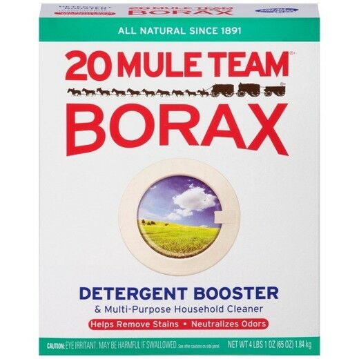 65 Oz Borax  20 Mule Team Natural Laundry Booster Fast Free Shipping!!