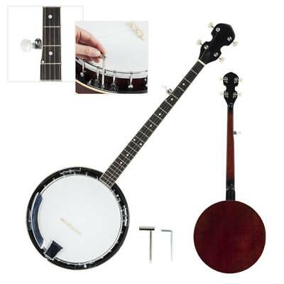 New Top Grade Exquisite Professional Wood Metal 5-string Banjo